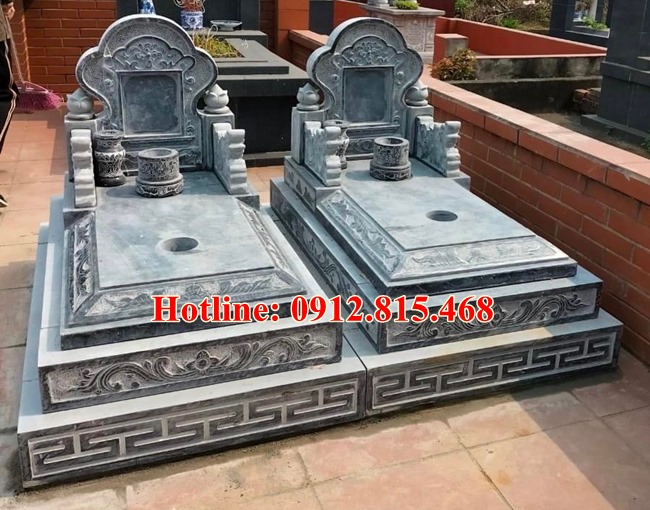 Mẫu mộ đá đôi đẹp bán tại Bắc Ninh 99 - Lăng mộ đôi tại Bắc Ninh