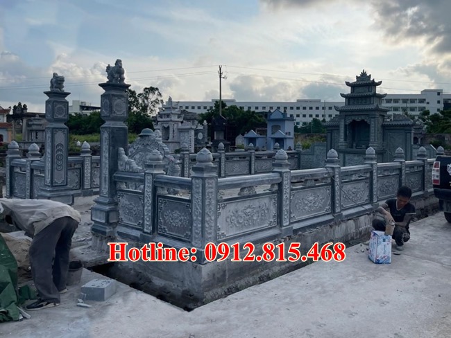 Lăng mộ đá đẹp bán tại Tuyên Quang 22 - Khu lăng mộ gia đình đẹp