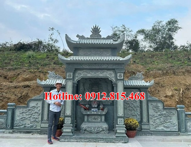 Lăng mộ đá đẹp bán tại Tuyên Quang 22 - Khu lăng mộ gia đình đẹp