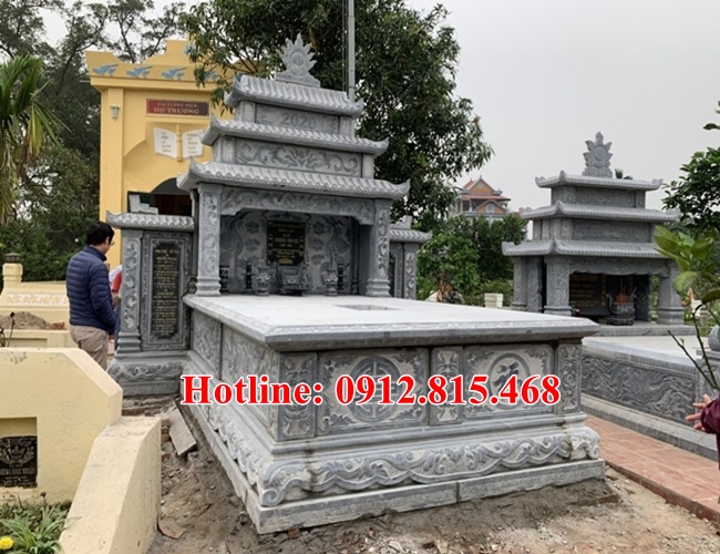 Mẫu mộ đá đôi đẹp bán tại Vĩnh Phúc 88 - Mộ đá đẹp tại Vĩnh Phúc