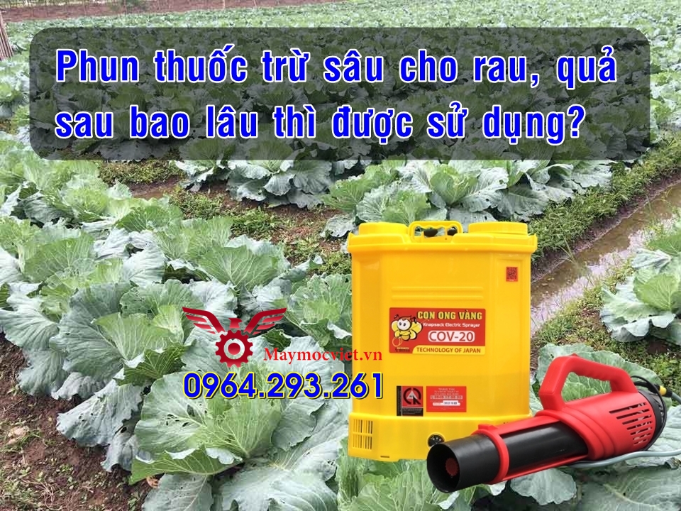 Máy phun thuốc trừ sâu cho rau, quả chất lượng cao