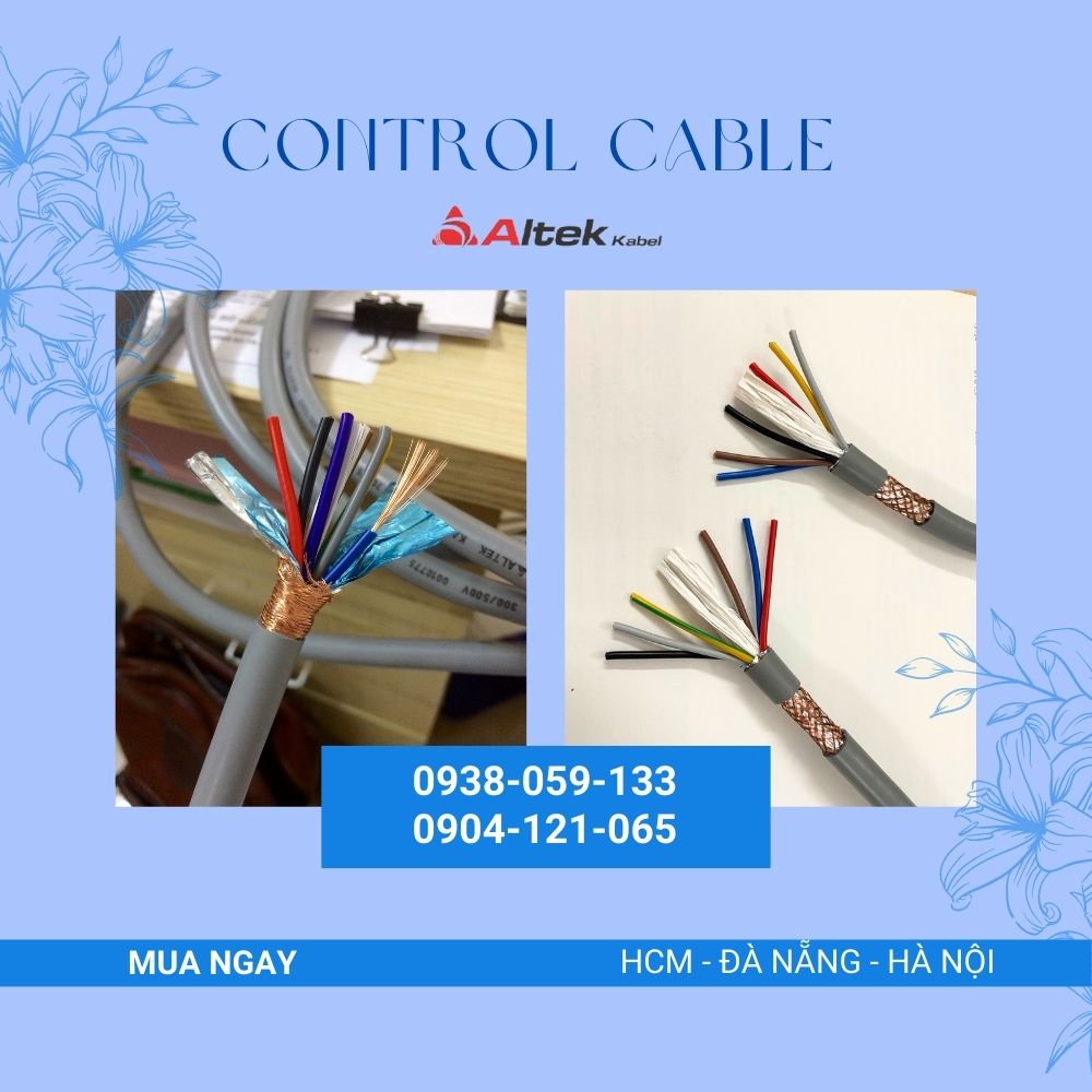 Cáp Điều Khiển (RVV/RVVP) - Phân Phối toàn quốc (BẮC-TRUNG-NAM)