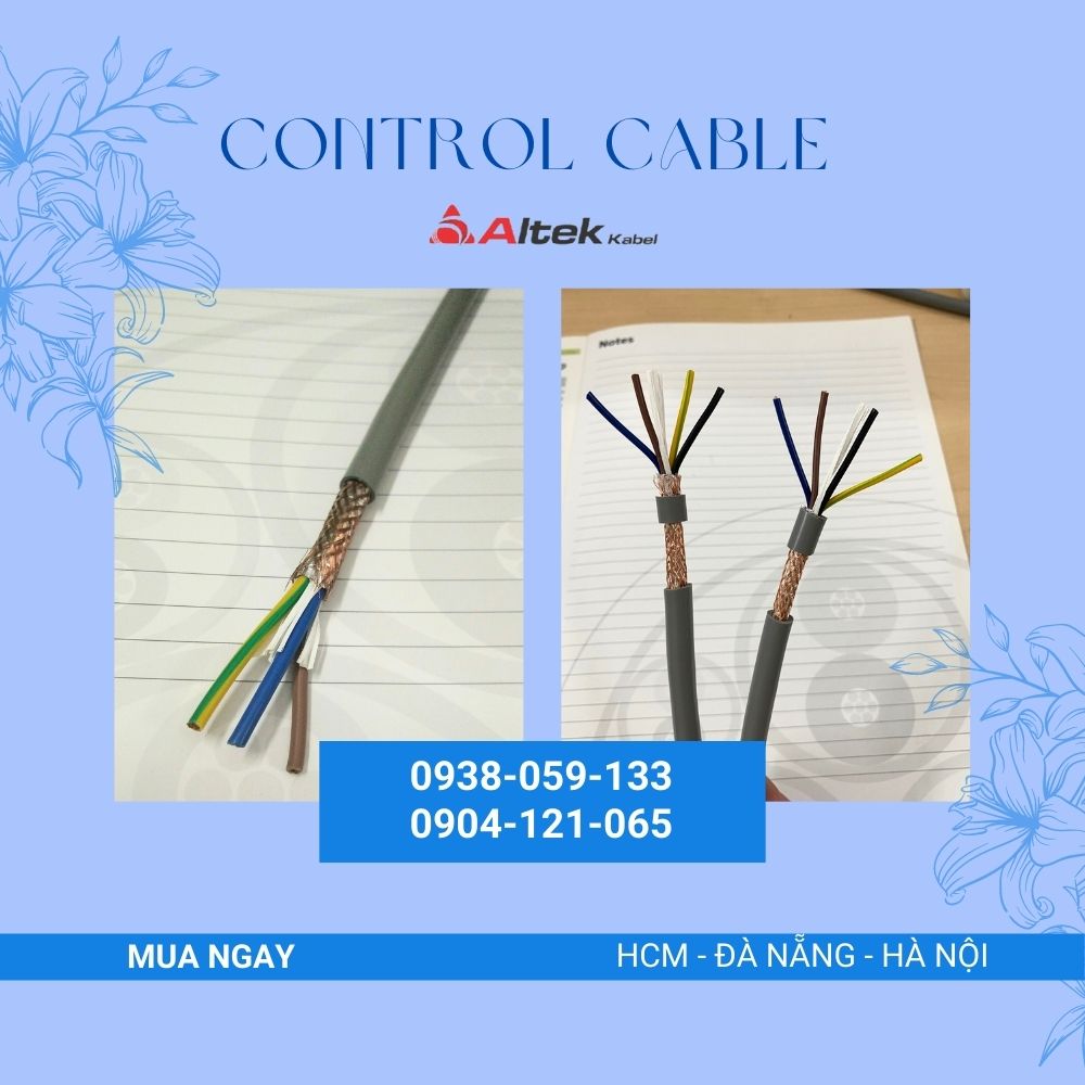 Cáp Điều Khiển (RVV/RVVP) - Phân Phối Toàn Quốc (BẮC-TRUNG-NAM)