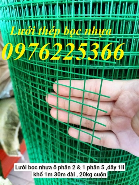 Lưới thép bọc nhựa ,lưới thép hàn bọc nhựa