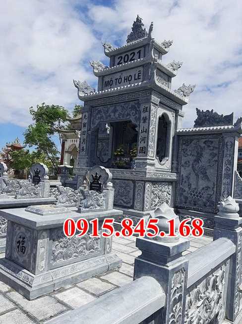 Mẫu 126 lăng mộ đá bán hà tĩnh + nghĩa trang gia đình + mộ ông bà