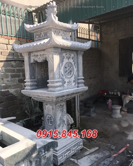 Miếu thờ đá đẹp + mẫu am bàn thờ bán kiên giang + cây hương thờ thiên