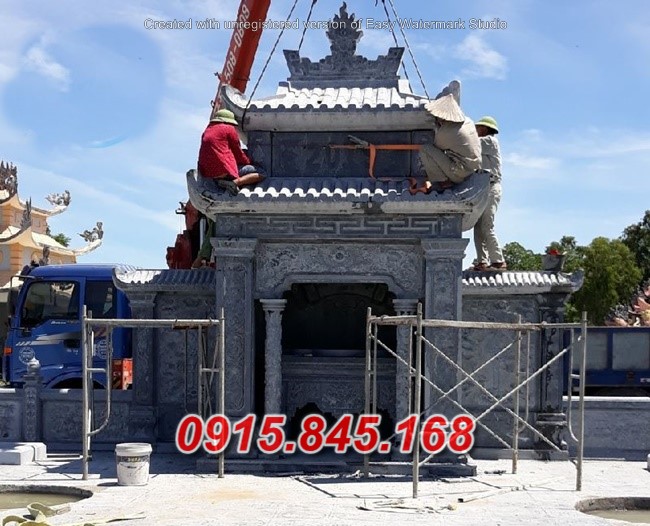 Miếu thờ đá đẹp + mẫu am bàn thờ bán kiên giang + cây hương thờ thiên