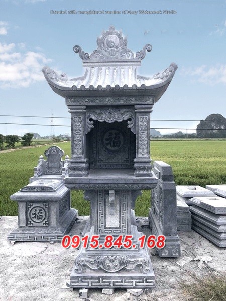 Miếu thờ đá đẹp + mẫu am bàn thờ bán kiên giang + cây hương thờ thiên