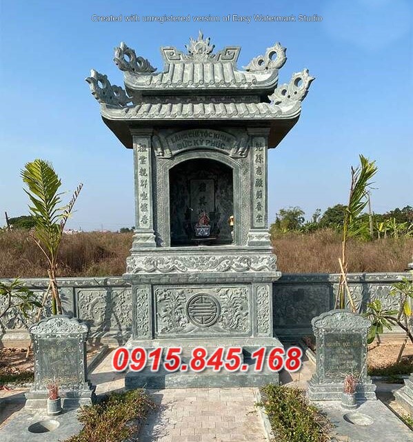 Cây hương đá + miếu + am thờ ngoài trời + trang củng kỳ đài thần linh