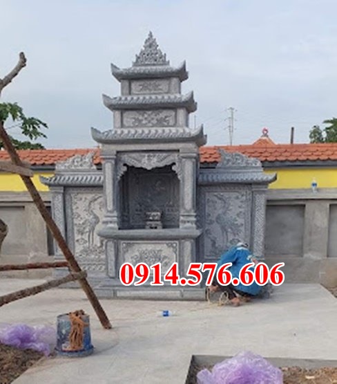 lăng thờ đá bán hà giang + củng, kỳ đài + cây hương am mếu thờ lăng mộ