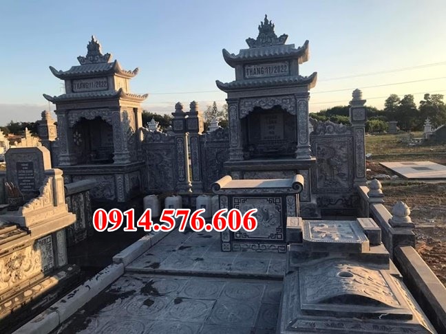 lăng thờ đá bán hà giang + củng, kỳ đài + cây hương am mếu thờ lăng mộ