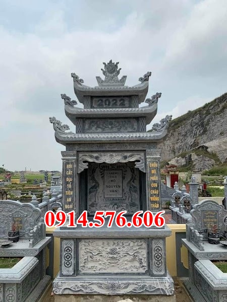 lăng thờ đá bán hà giang + củng, kỳ đài + cây hương am mếu thờ lăng mộ