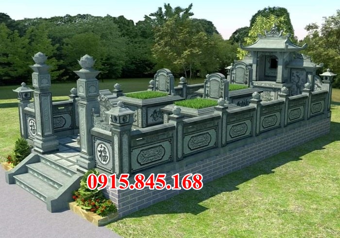 01 Lăng mộ đá bán ninh thuận + nhà mồ gia đình + nghĩa trang song thân