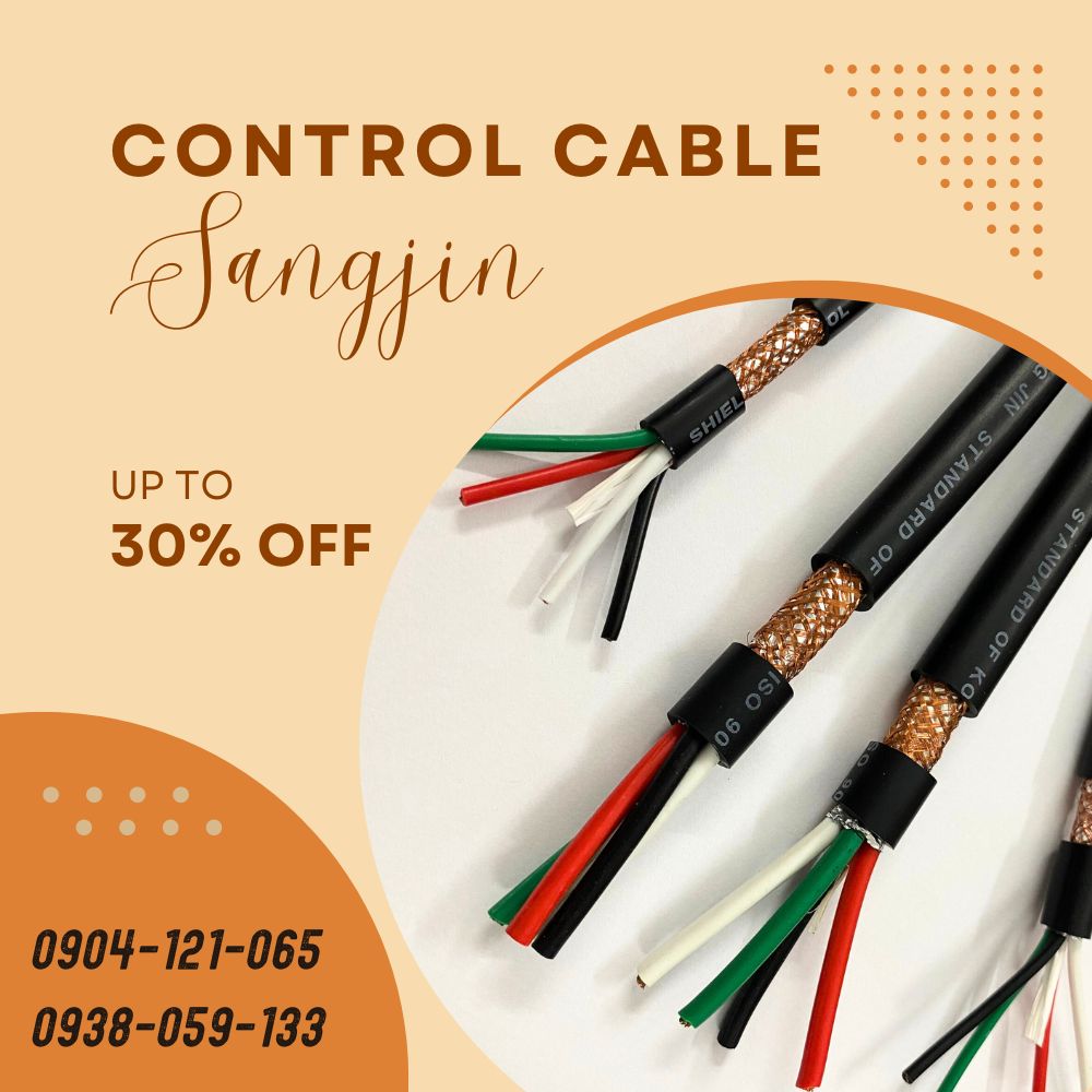 Cáp điều khiển SANGJIN - Standard of Korea
