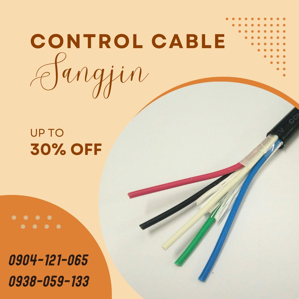 Cáp điều khiển SANGJIN - Standard of Korea