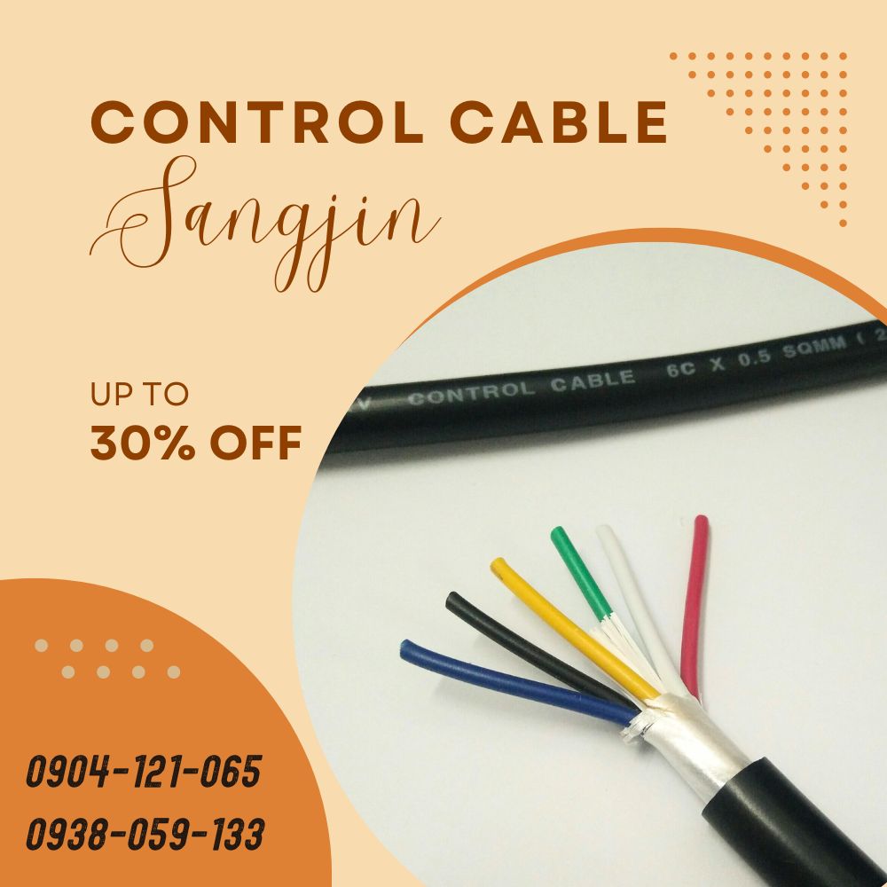 Cáp điều khiển SANGJIN - Standard of Korea