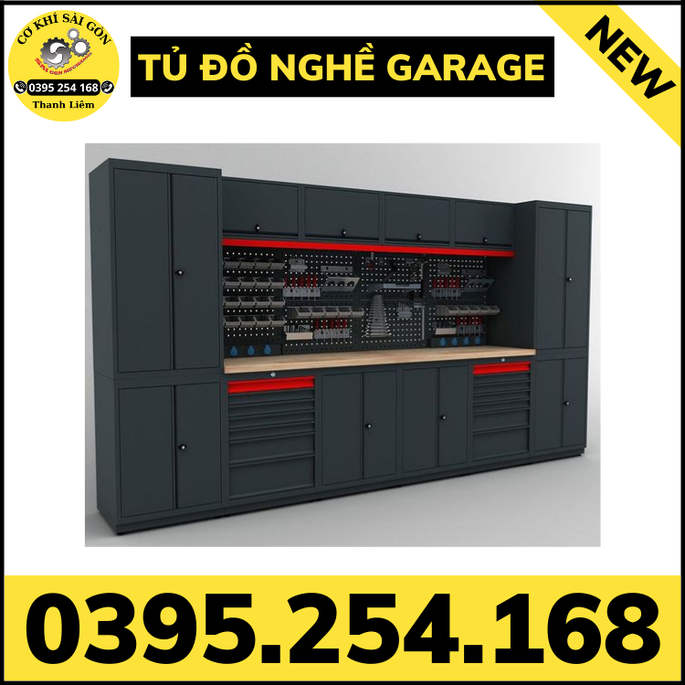 Tủ đựng đồ nghề sử dụng trong garage ô tô