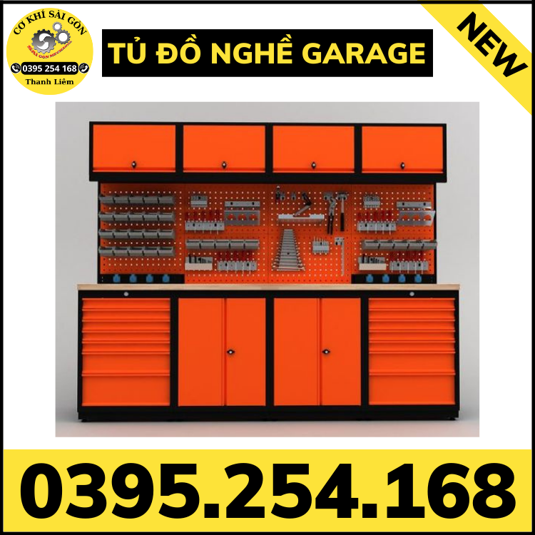 Tủ đựng đồ nghề sử dụng trong garage ô tô