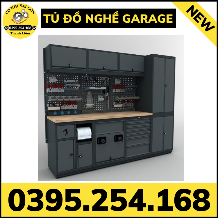 Tủ đựng đồ nghề sử dụng trong garage ô tô
