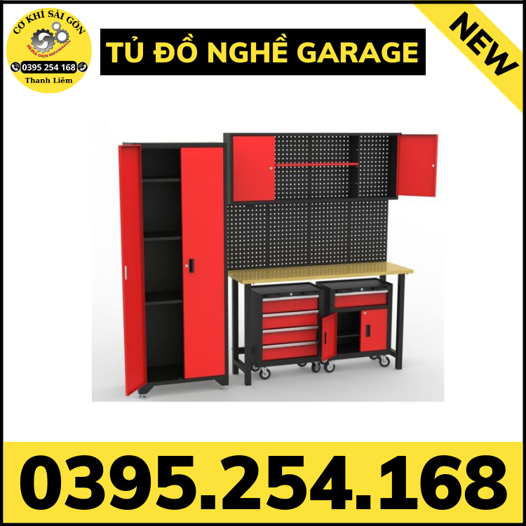 Tủ đựng đồ nghề sử dụng trong garage ô tô