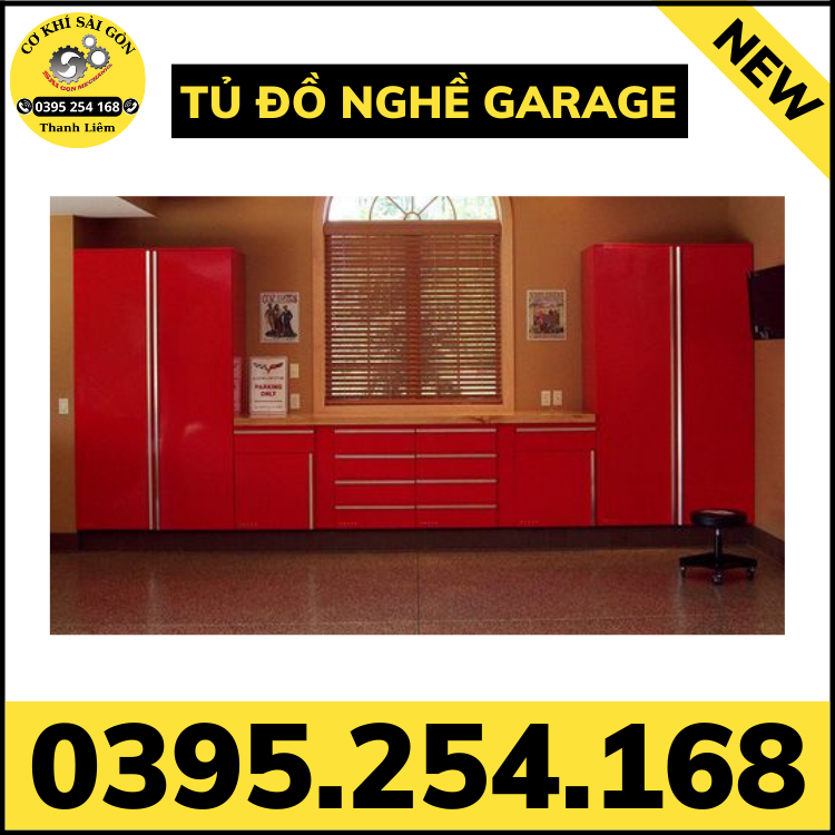 Tủ đựng đồ nghề sử dụng trong garage ô tô