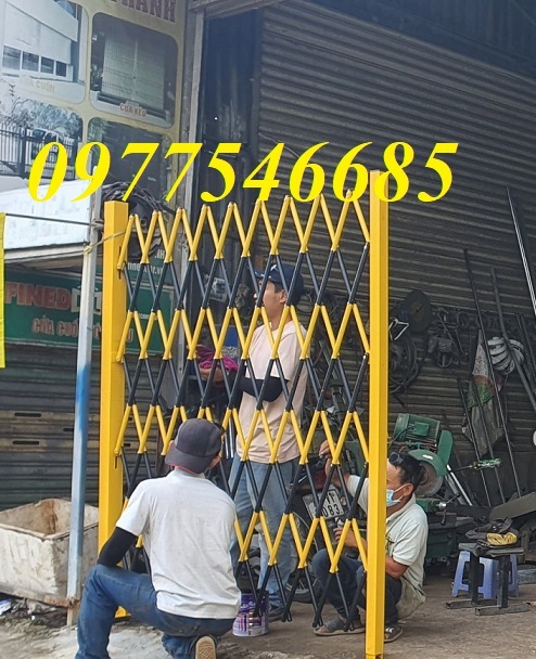 Hàng rào xếp kéo tay chữ T - Hàng rào xếp di động