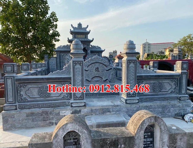 Mẫu lăng thờ đá đẹp bán tại Lai Châu - Lăng mộ đá gia đình Lai Châu