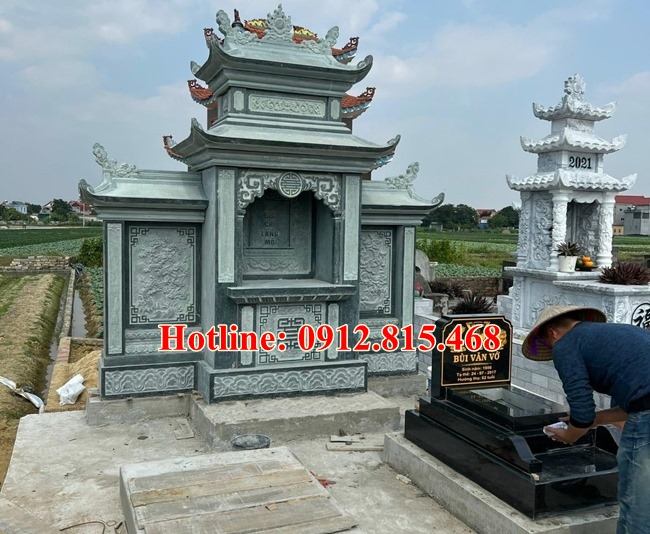 Mẫu lăng thờ đá đẹp bán tại Lai Châu - Lăng mộ đá gia đình Lai Châu