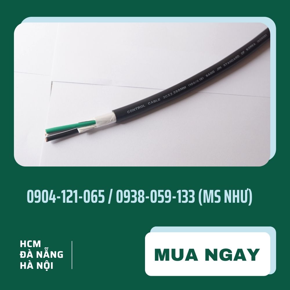 Cáp điều khiển / Cáp tín hiệu / Dây điều khiển SANGJIN