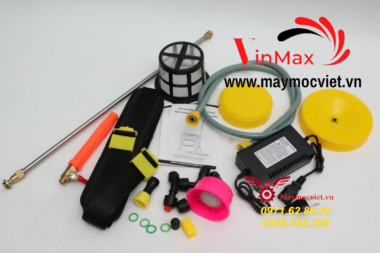 Phân phối máy phun thuốc chạy acquy 2 bơm CALI 20DP