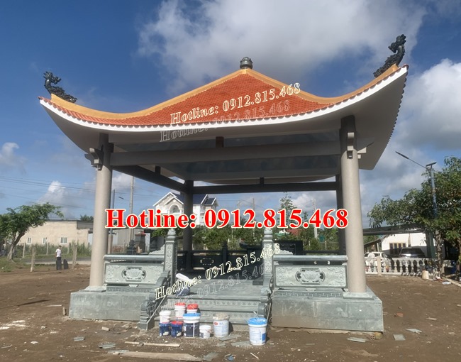 Nhà mồ đá đẹp tại Tây Ninh - Xây mẫu nhà mồ để tro, hài cốt ở Tây Ninh