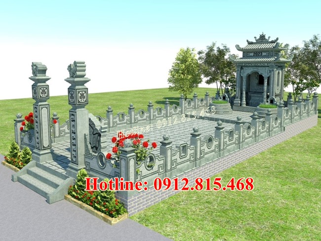Khu nhà mồ thiết kế đẹp - Khu nhà mồ Miền Tây xây để thờ tro cốt