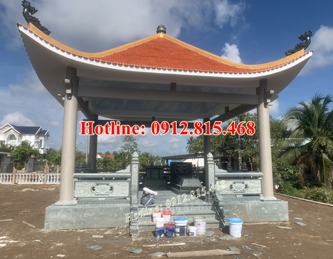 Khu nhà mồ thiết kế đẹp - Khu nhà mồ Miền Tây xây để thờ tro cốt