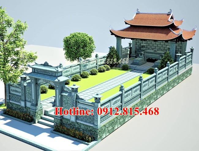 Khu nhà mồ thiết kế đẹp - Khu nhà mồ Miền Tây xây để thờ tro cốt