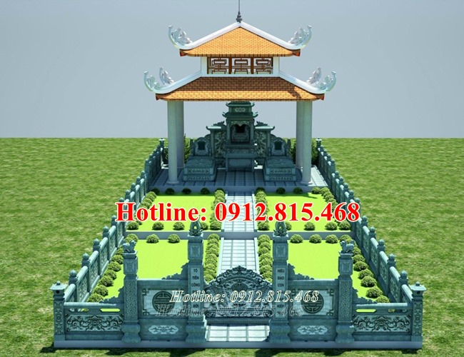 Khu nhà mồ thiết kế đẹp - Khu nhà mồ Miền Tây xây để thờ tro cốt