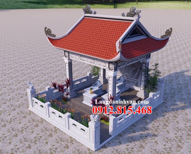 Khu nhà mồ thiết kế đẹp - Khu nhà mồ Miền Tây xây để thờ tro cốt