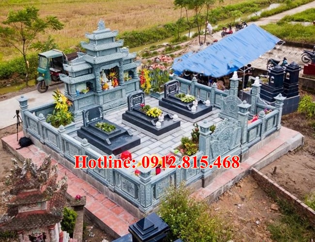 Mẫu lăng thờ đá đẹp bán tại Huế - Am thờ thần linh nghĩa trang tại Huế