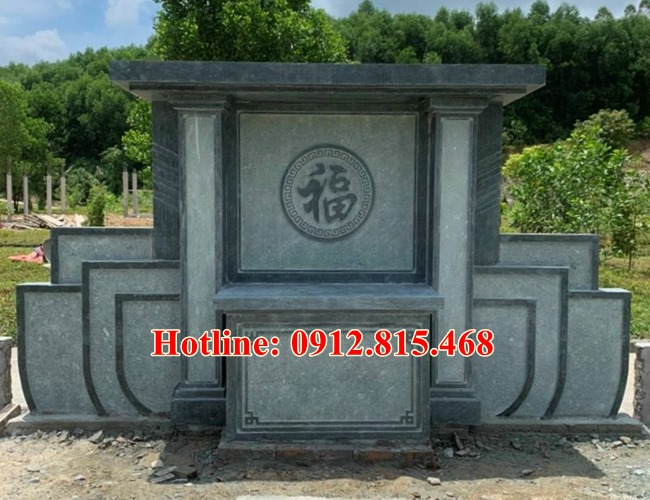 Mẫu lăng thờ đá đẹp bán tại Huế - Am thờ thần linh nghĩa trang tại Huế