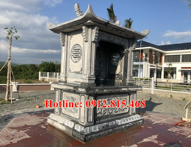 Mẫu lăng thờ đá đẹp bán tại Huế - Am thờ thần linh nghĩa trang tại Huế