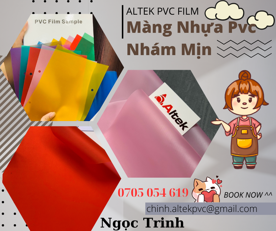 Màng nhựa pvc nhám mịn nhiều màu giá tốt giao hàng toàn quốc