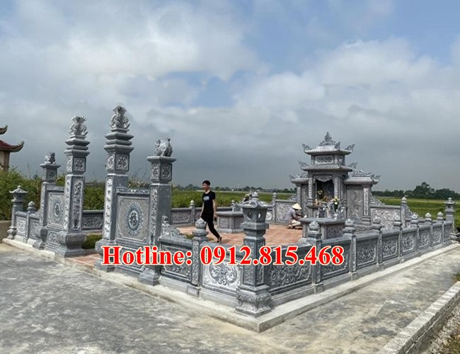 Lăng thờ đá đẹp bán tại Phú Thọ 19 - Xây khu lăng mộ đá đẹp ở Phú Thọ