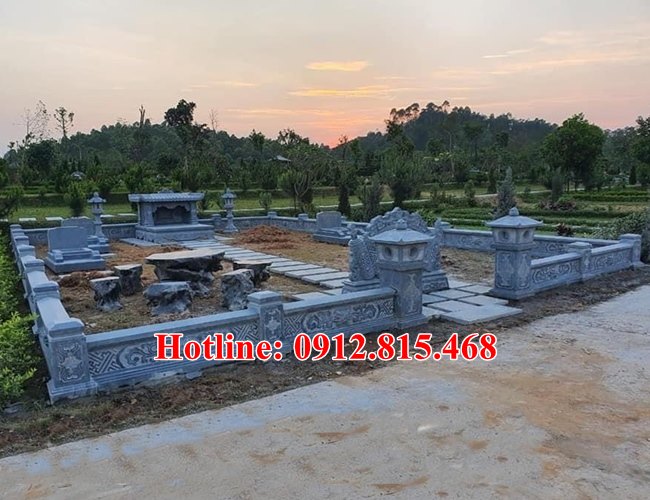 Lăng mộ đá đẹp bán tại Hòa Bình 18 - Lắp đặt khu lăng mộ đá ở Hòa Bình