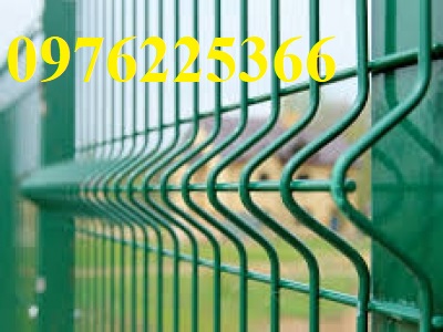 Hàng rào chắn sóng trên thân - Hàng rào lưới thép mạ kẽm,sơn tĩnh điện