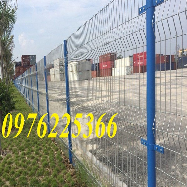 Hàng rào chắn sóng trên thân - Hàng rào lưới thép mạ kẽm,sơn tĩnh điện