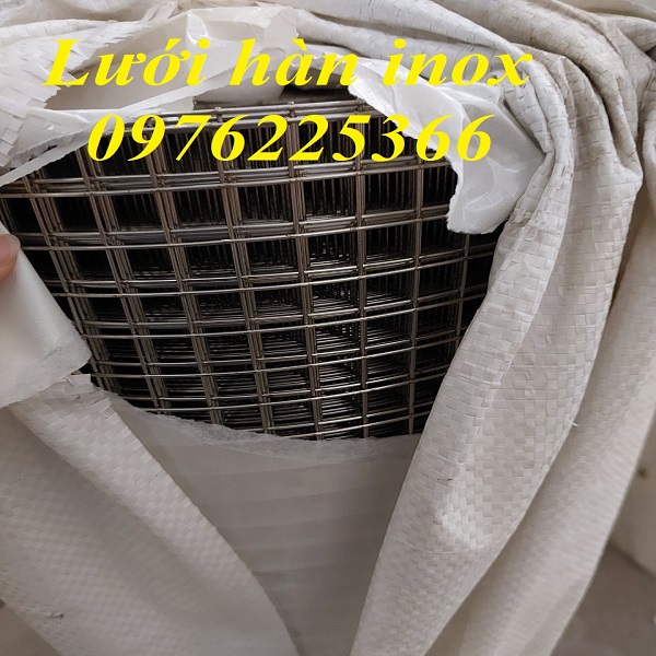 Lưới inox 304 `hàn ô vuông ,lưới hàn inox 304