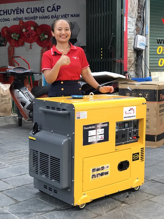 Máy phát điện diezel 6kw tại Quảng Trị giá rẻ giao hàng tận nơi