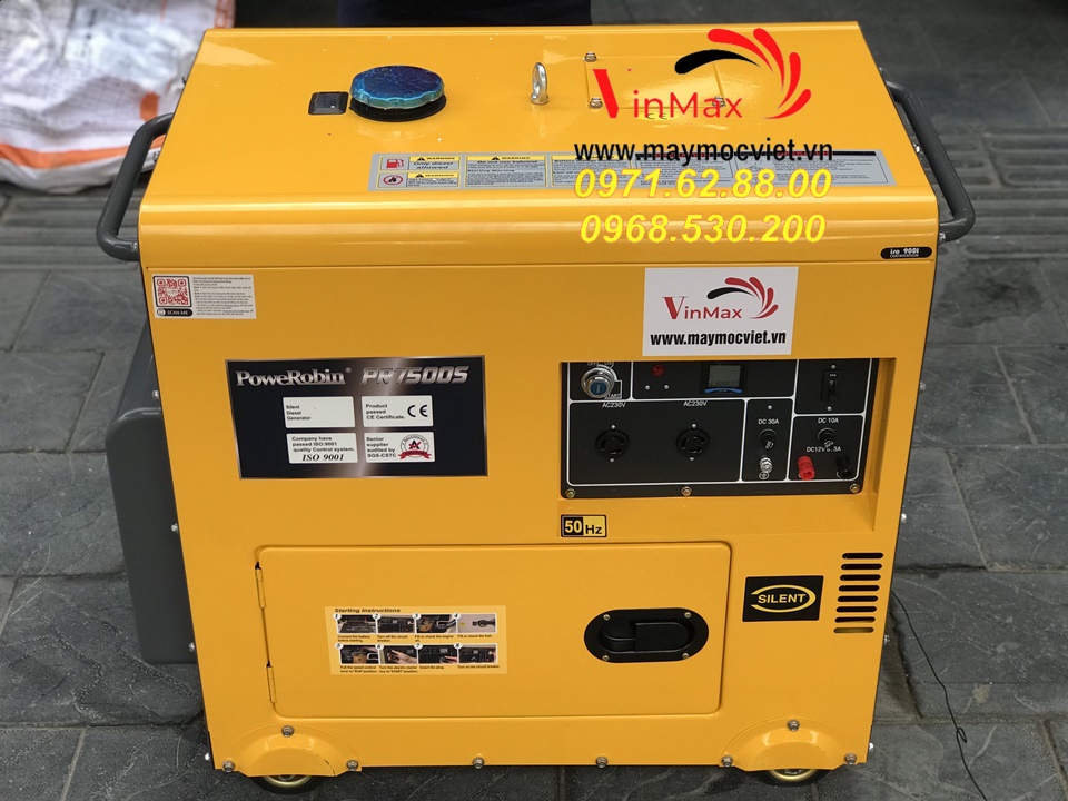 Máy phát điện diezel 6kw tại Quảng Trị giá rẻ giao hàng tận nơi