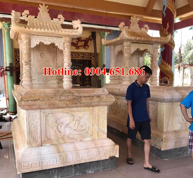 100 mẫu mộ đá hung táng đẹp xây cho ông bà, cha mẹ hợp phong thủy