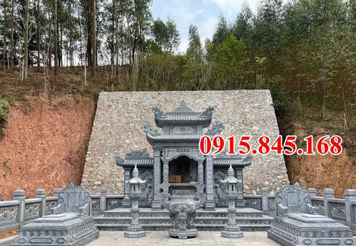mẫu 445 lăng mộ đá bán long an + nhà mồ để thờ tro cốt + nghĩa trang