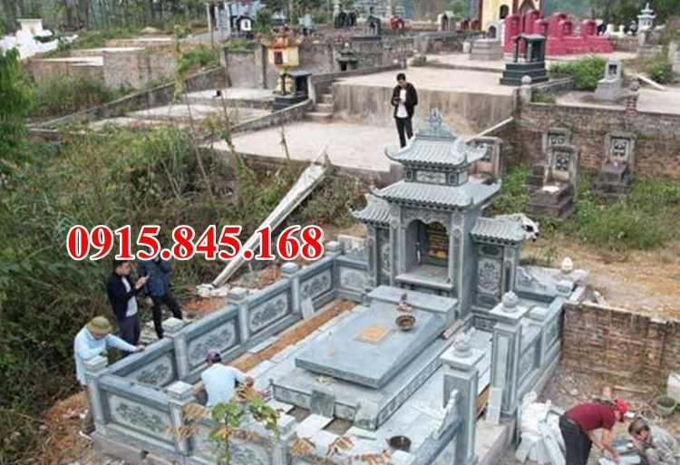 mẫu 445 lăng mộ đá bán long an + nhà mồ để thờ tro cốt + nghĩa trang
